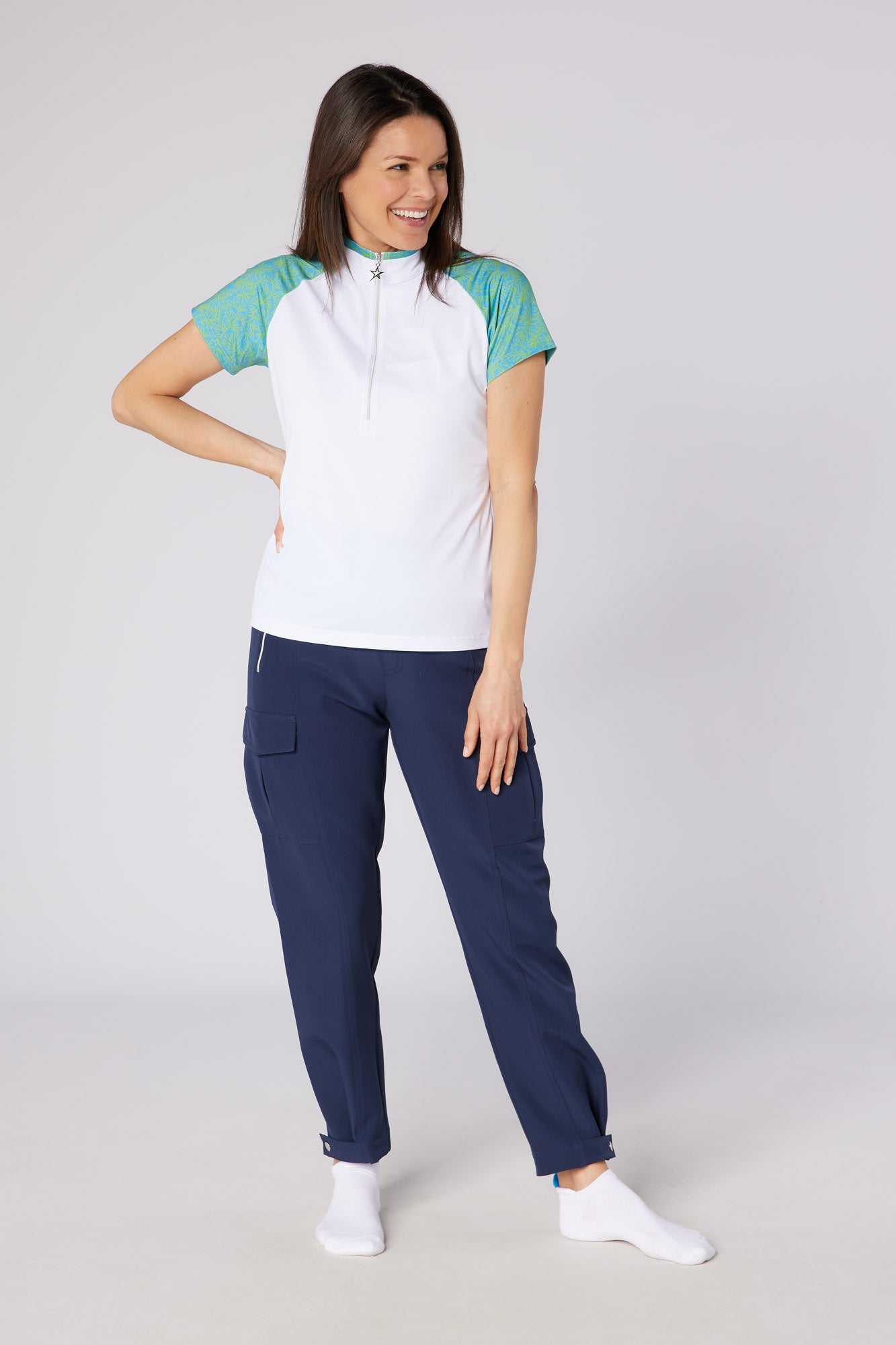 Paradise Elite Tour Polo Ocean Bloom