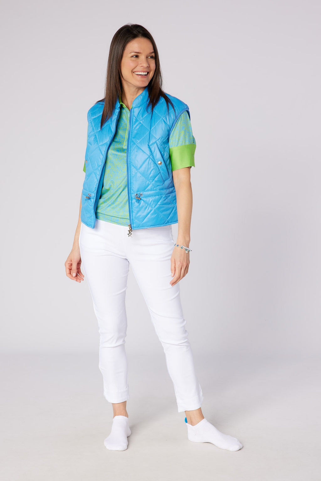Summer Pearl Vest Ocean