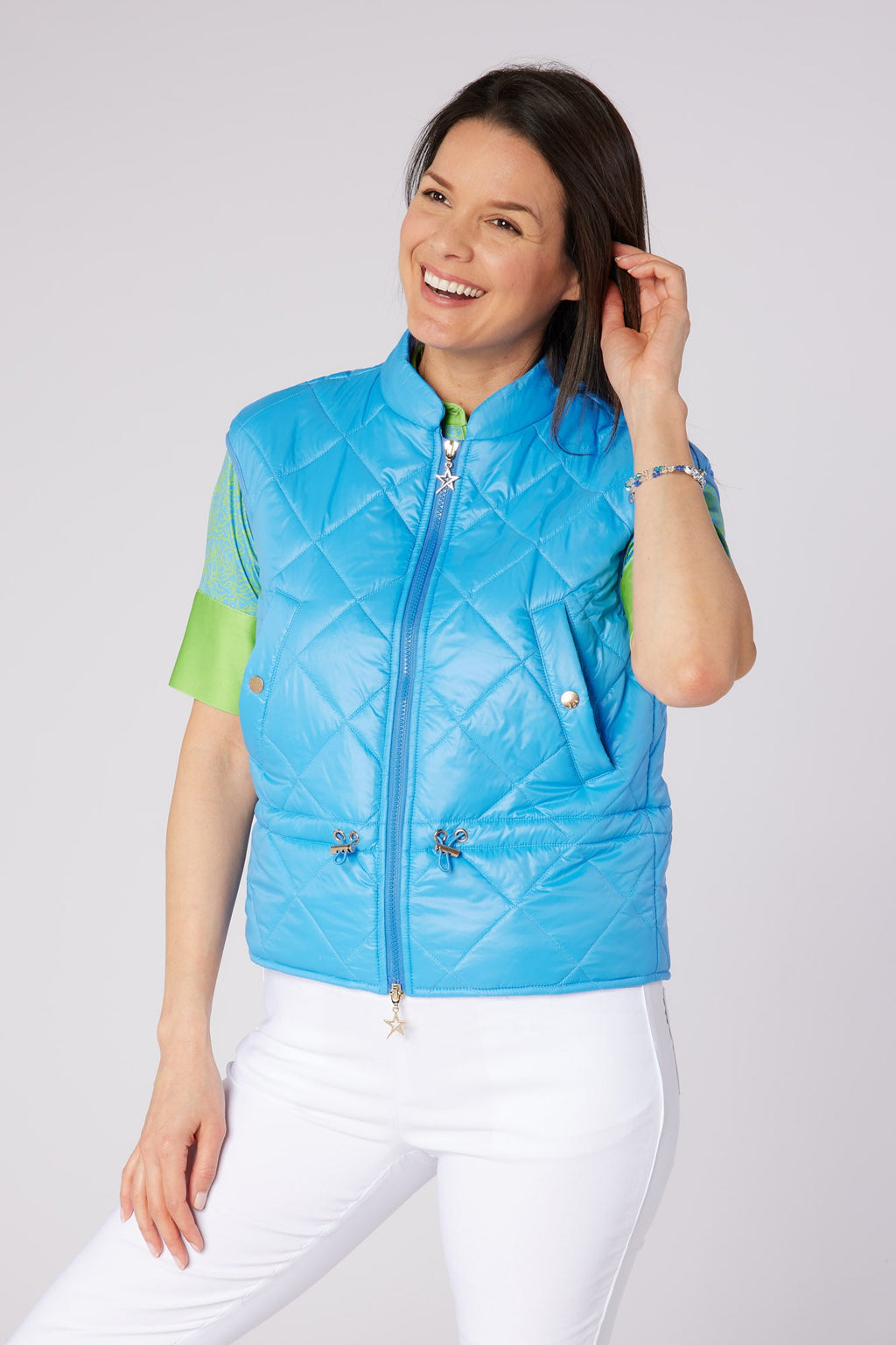 Summer Pearl Vest Ocean
