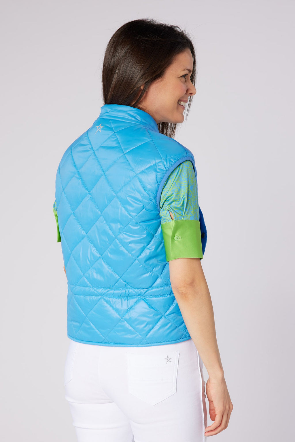 Summer Pearl Vest Ocean