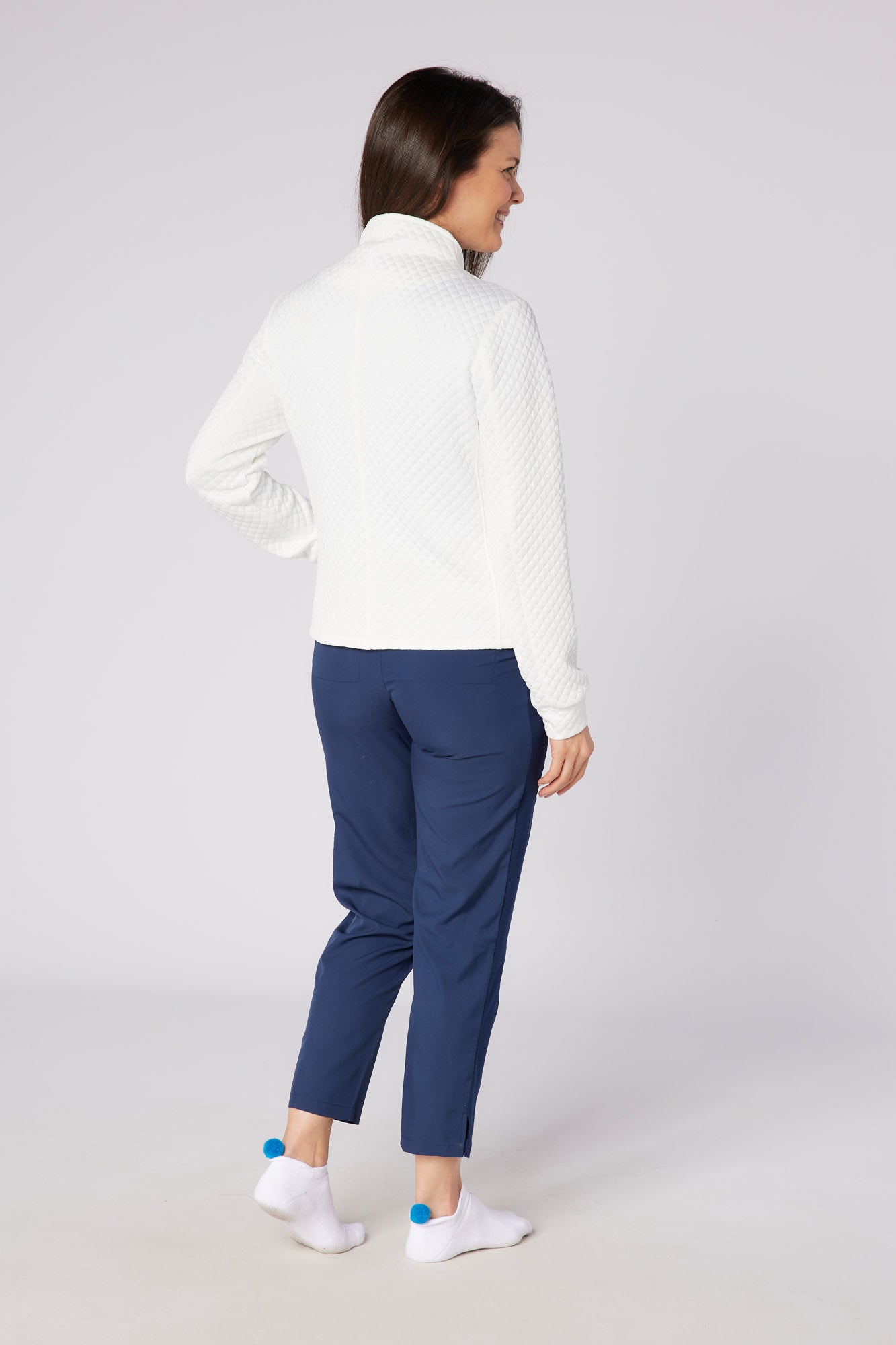 Cyrus Biker Style Jacket White