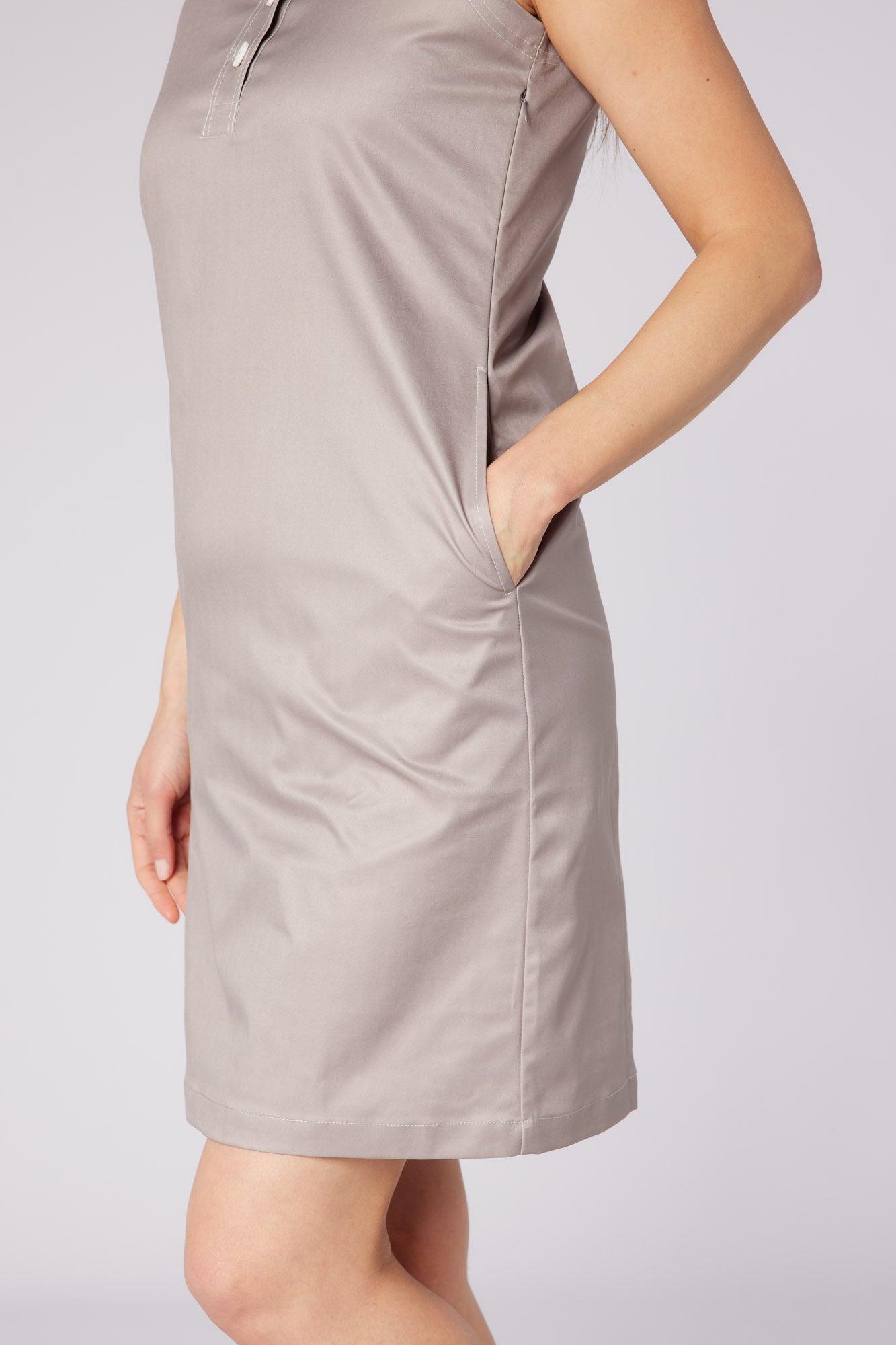 Strike Stretch Shift Dress Elephant