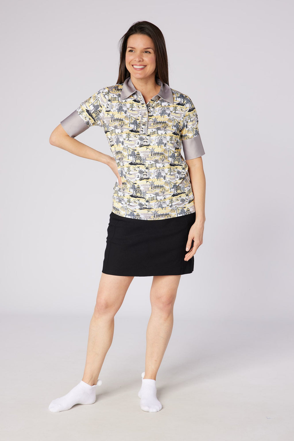 Horizon Half Sleeve Polo Indian Dawn