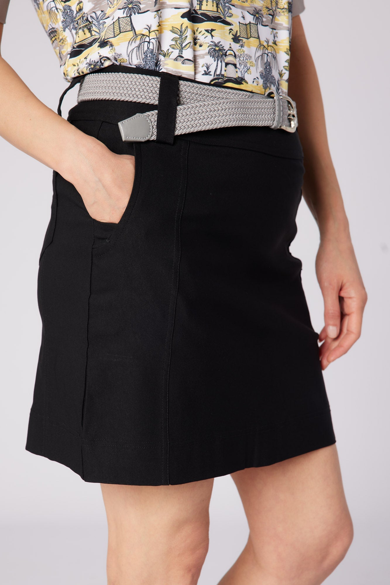 Core Pull On Skort Black