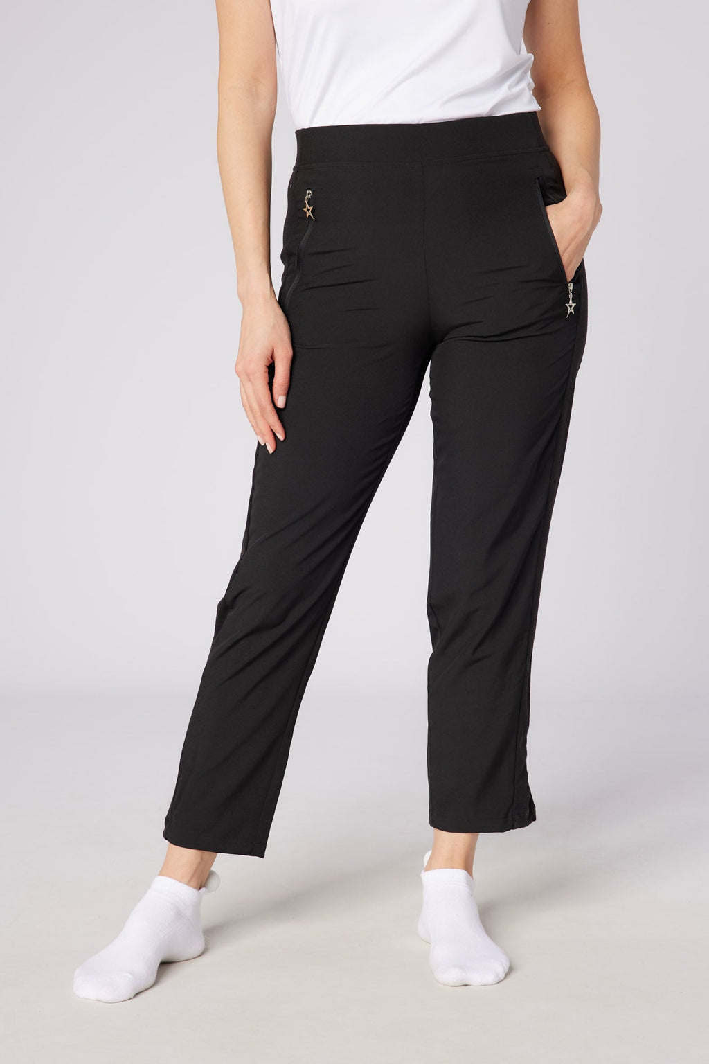 Sally Lightweight Trouser Black