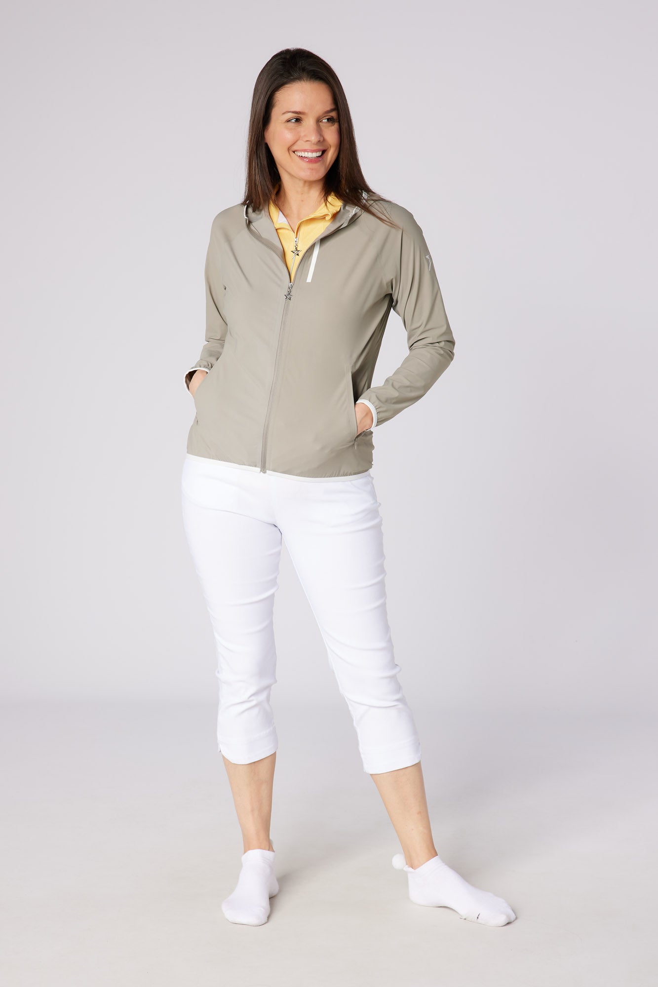 Core Pull On Capri White