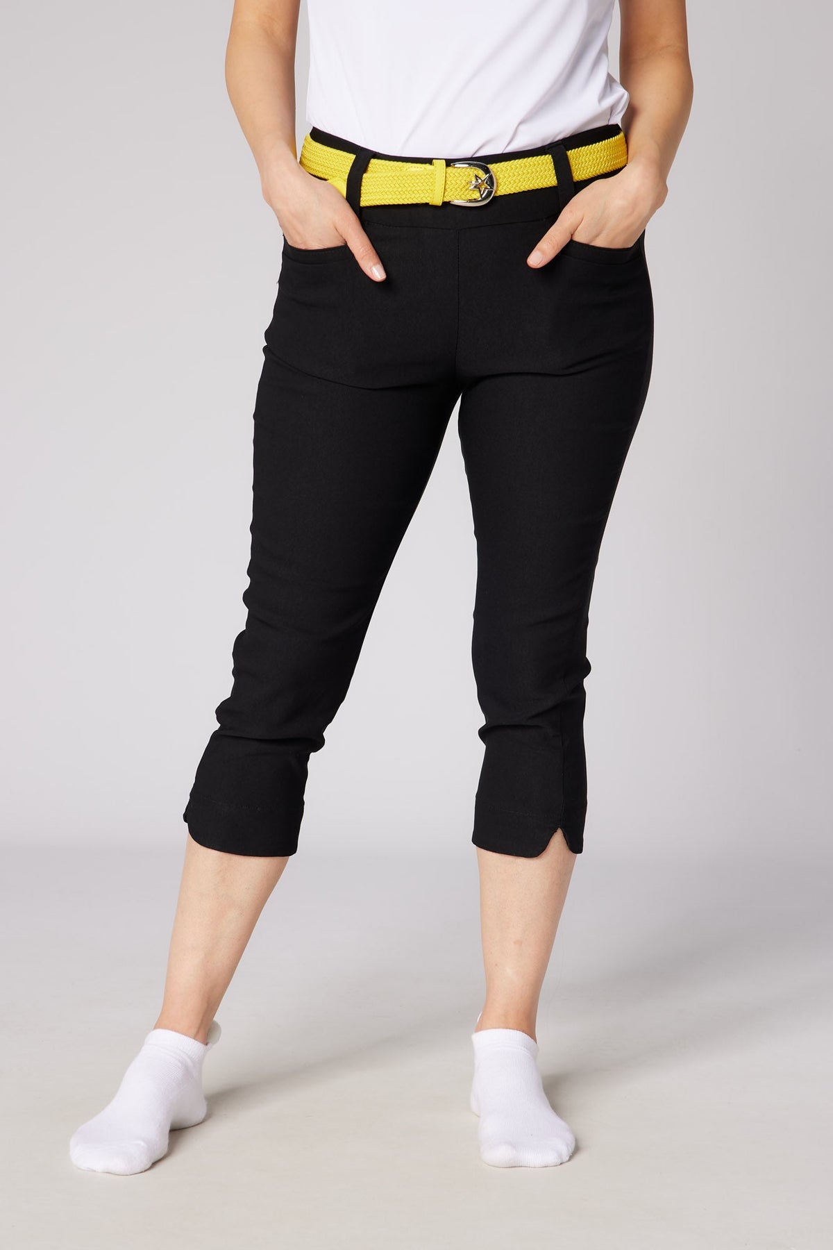 Core Pull On Capri Black