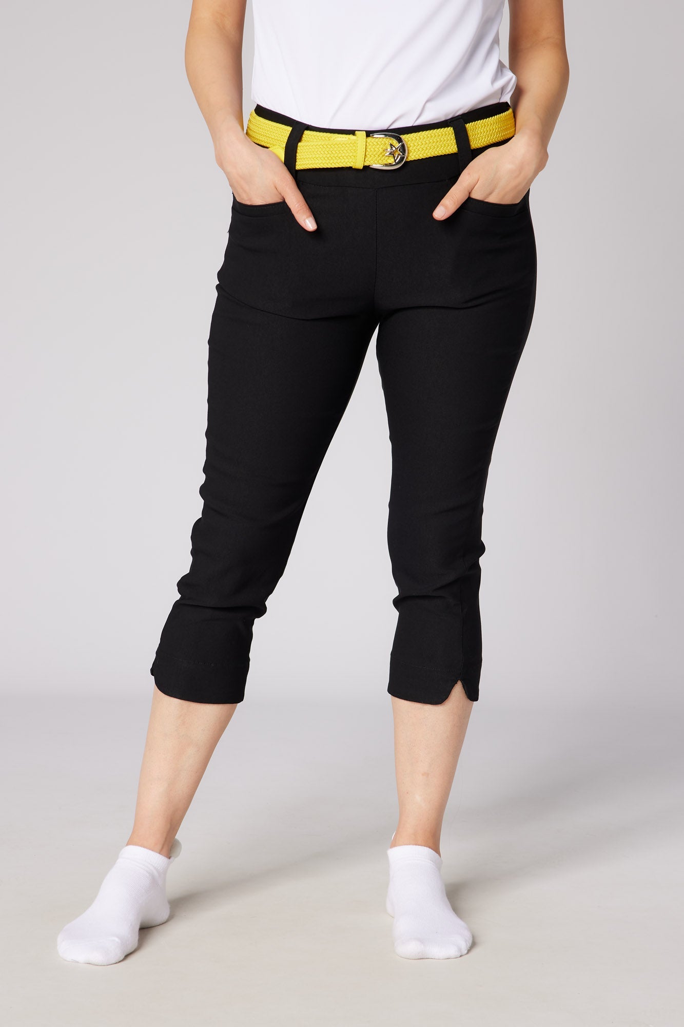 Core Pull On Capri Black