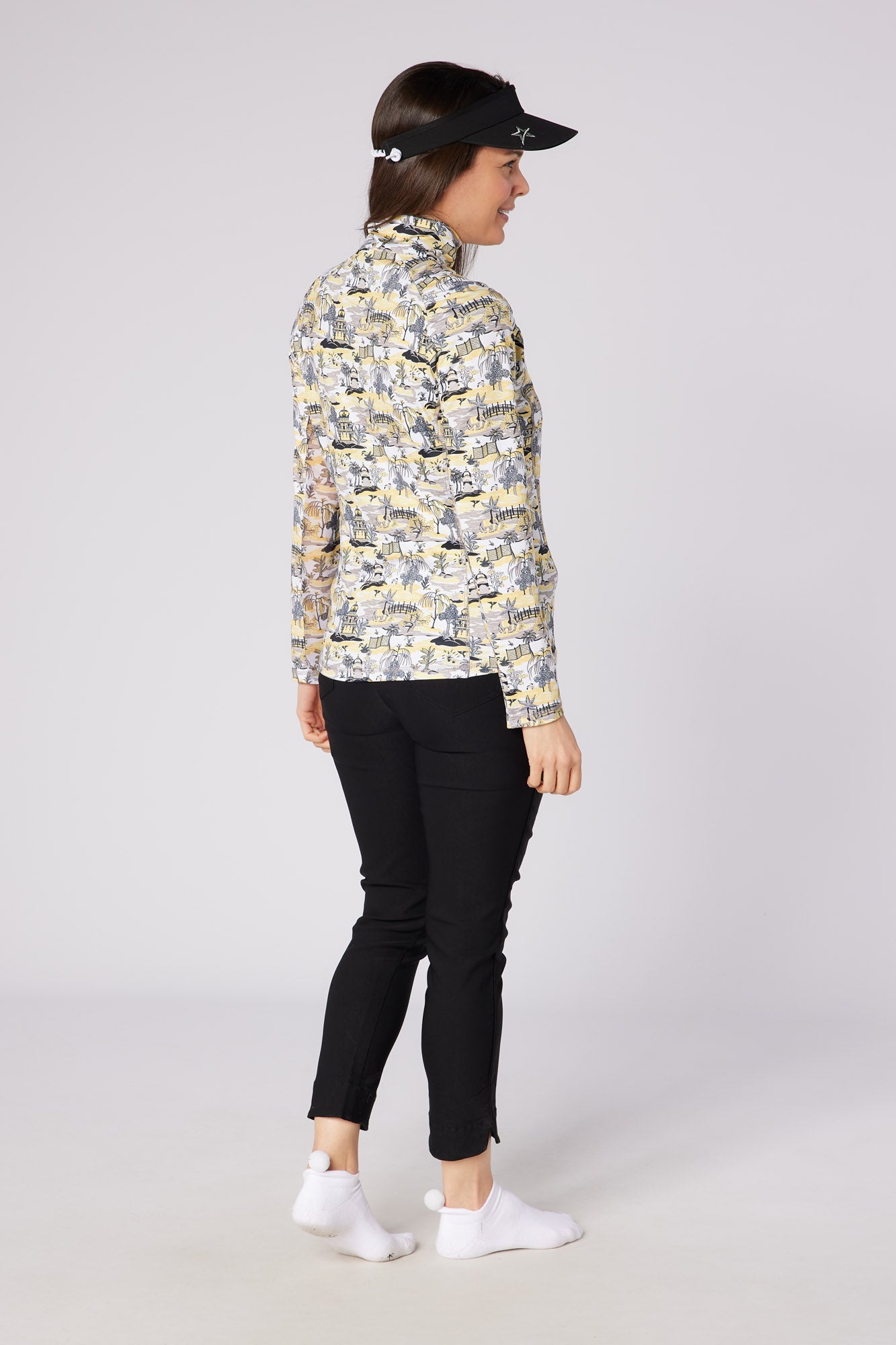 Sunshine Mesh Arm 1/4 Zip Indian Dawn