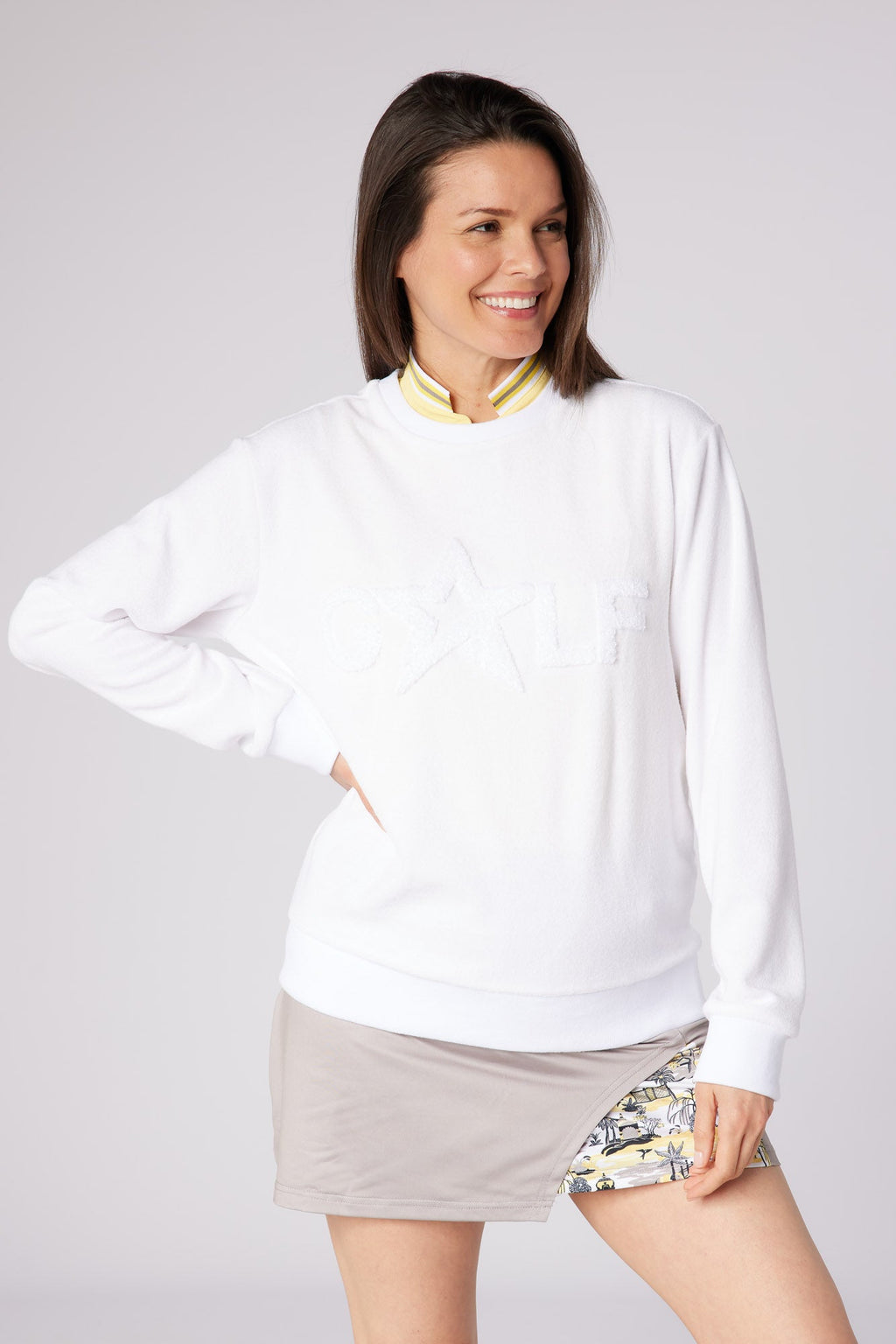Elio Icon Sweater White