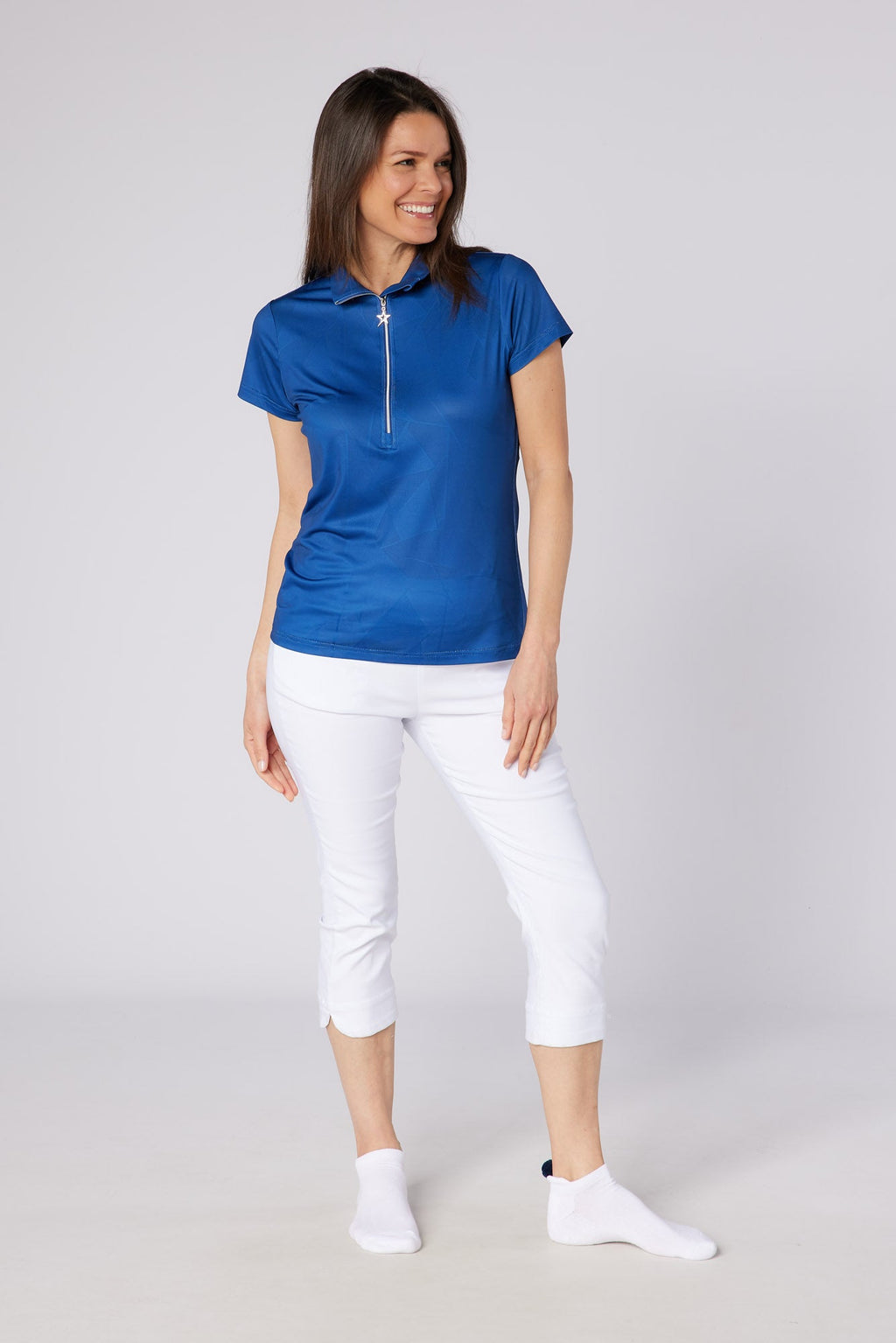 Mirage Cap Sleeve True Blue