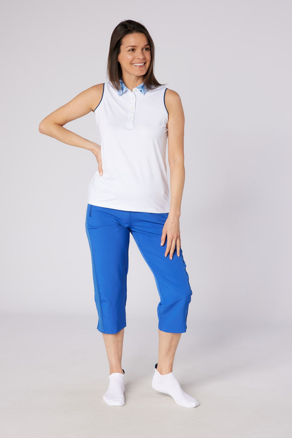 Rita Lightweight Capri True Blue