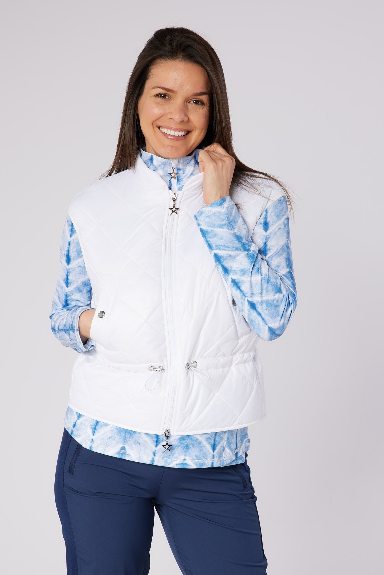 Summer Pearl Vest White