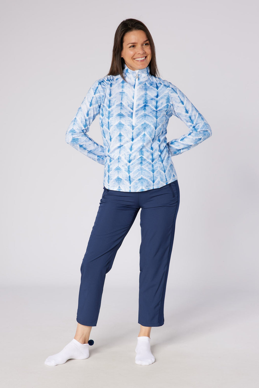 Sunshine Mesh Arm 1/4 Zip Neptune's Breath