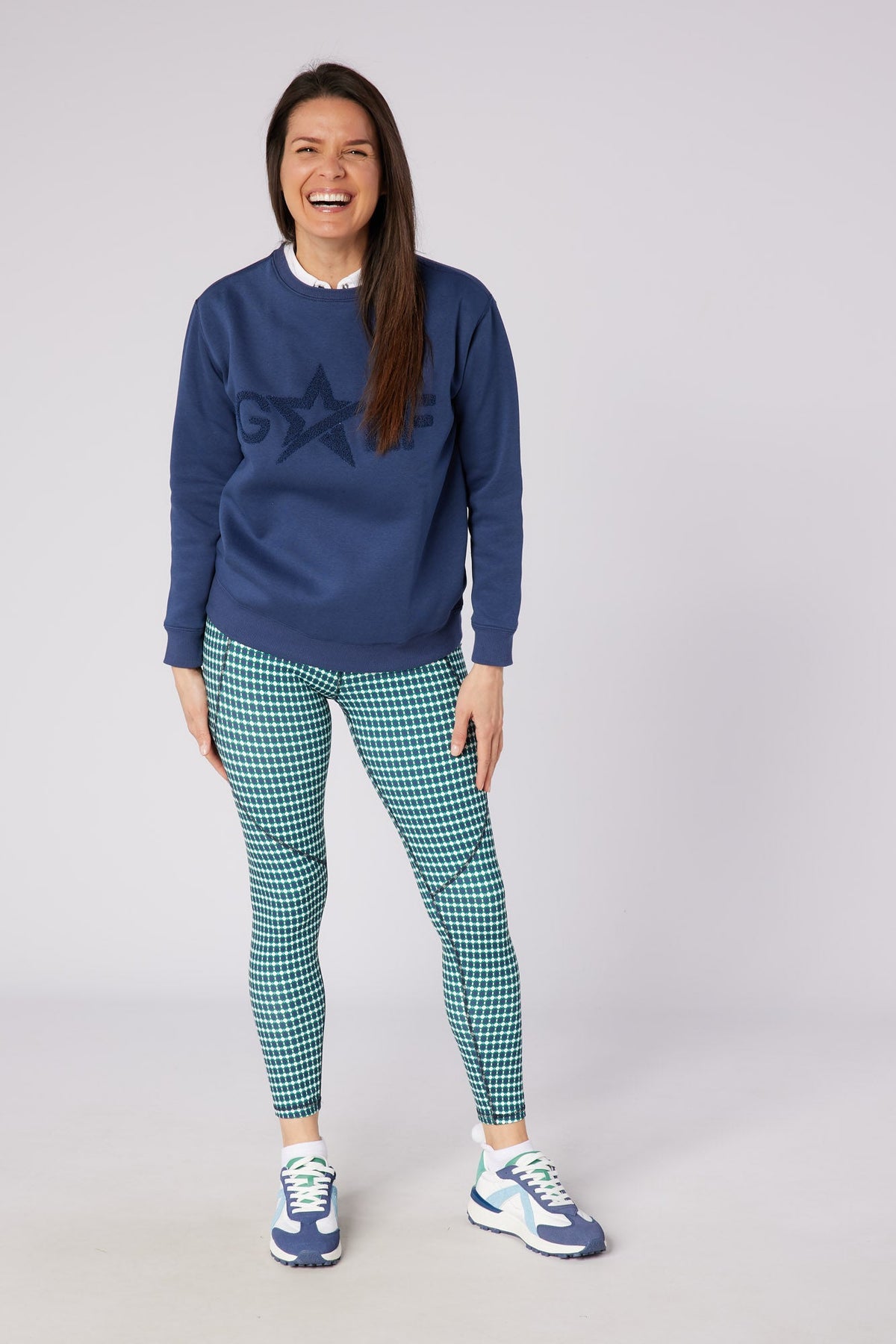 Mandy Full Stretch Leggings Aquatic Awe