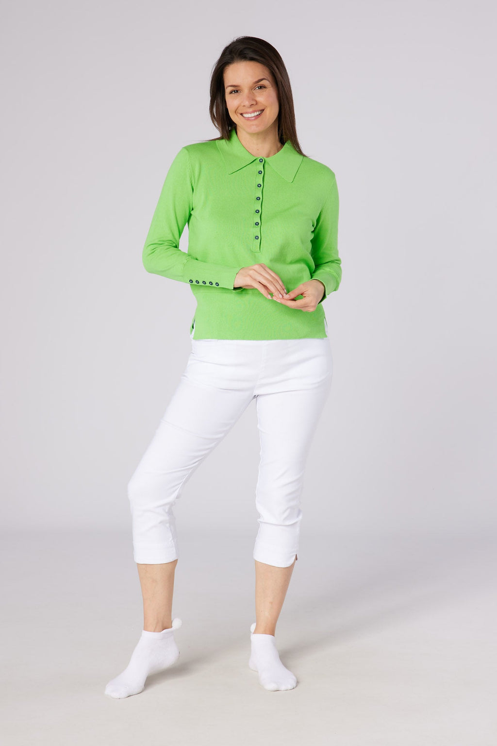 Blush Cotton Sweater Seascape