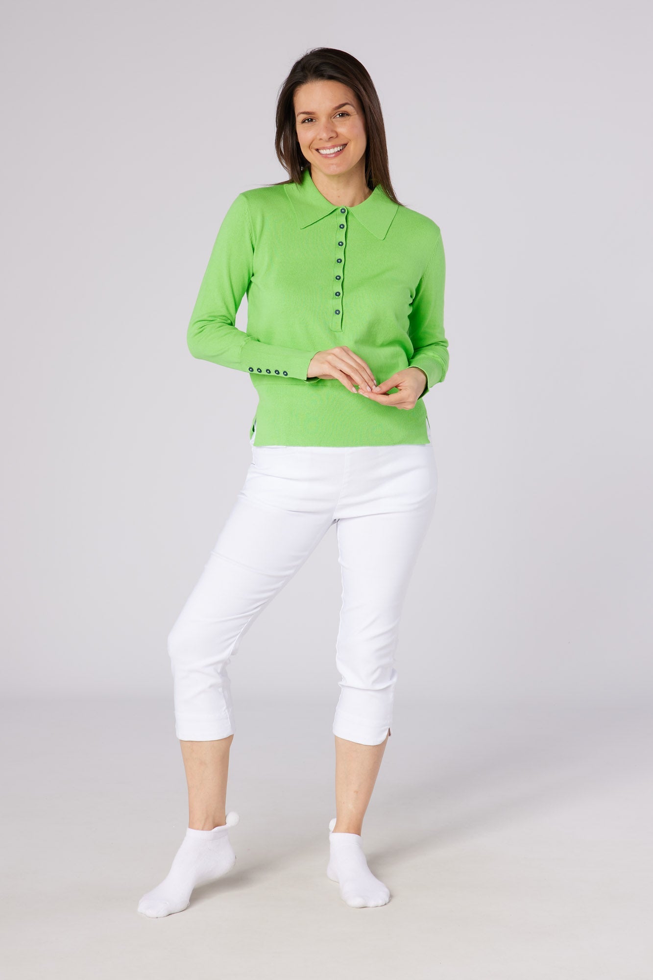 Blush Cotton Sweater Seascape