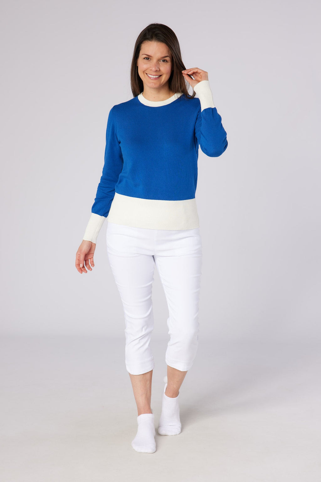 Sugar Sustainable Sweat True Blue & White