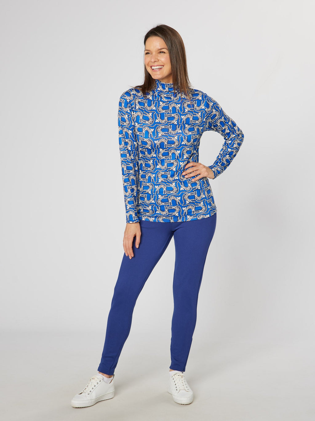 Tanya Fashion Trouser Twilight Blue