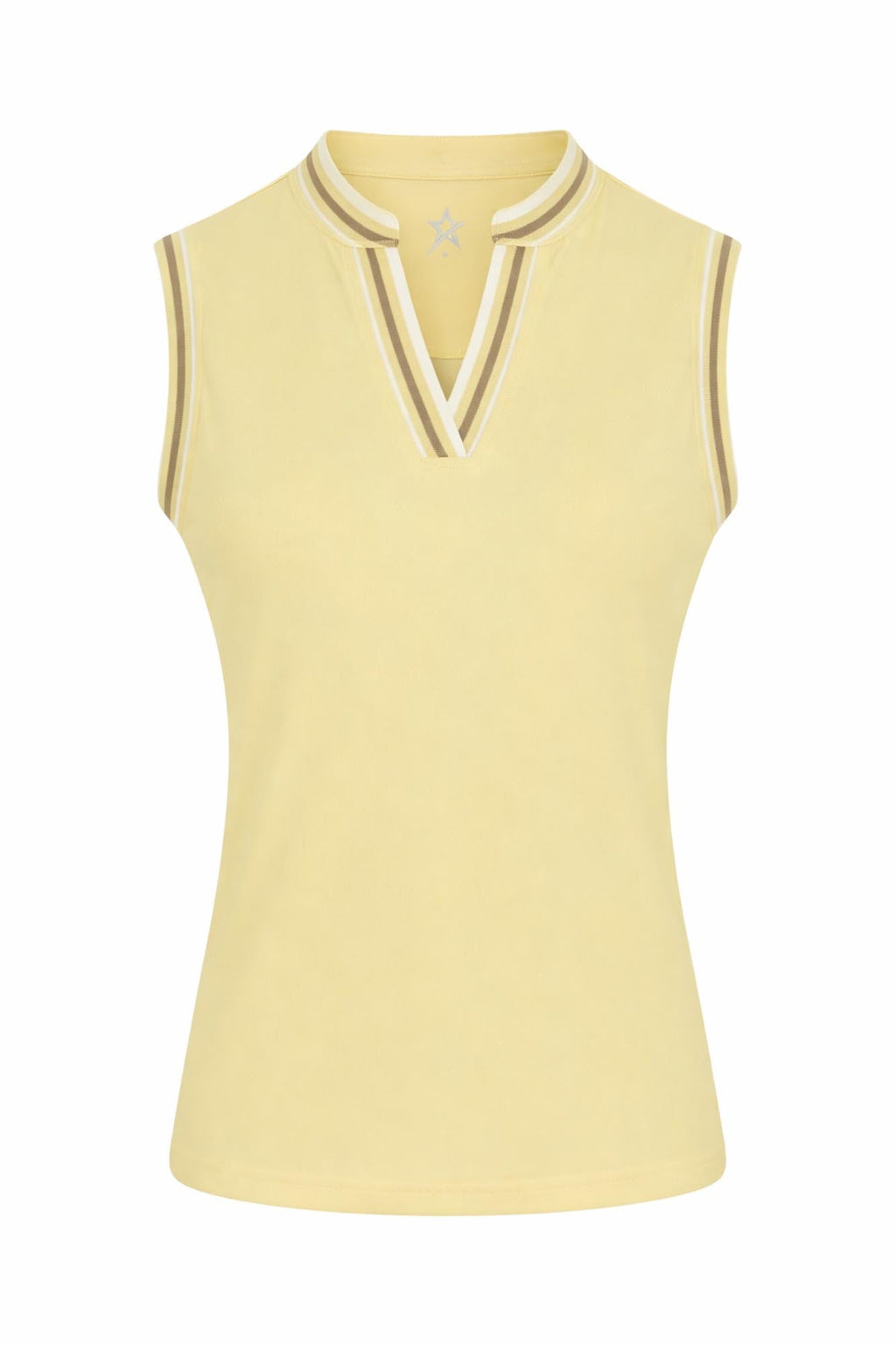 Tide Pique Sleeveless Lemon Drop