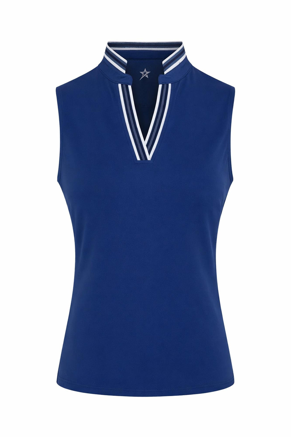 Tide Pique Sleeveless True Blue