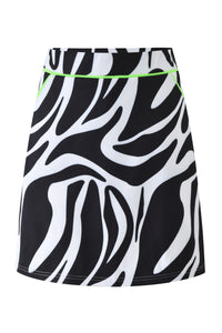 Zuri Pattern Skort Lynx Lime